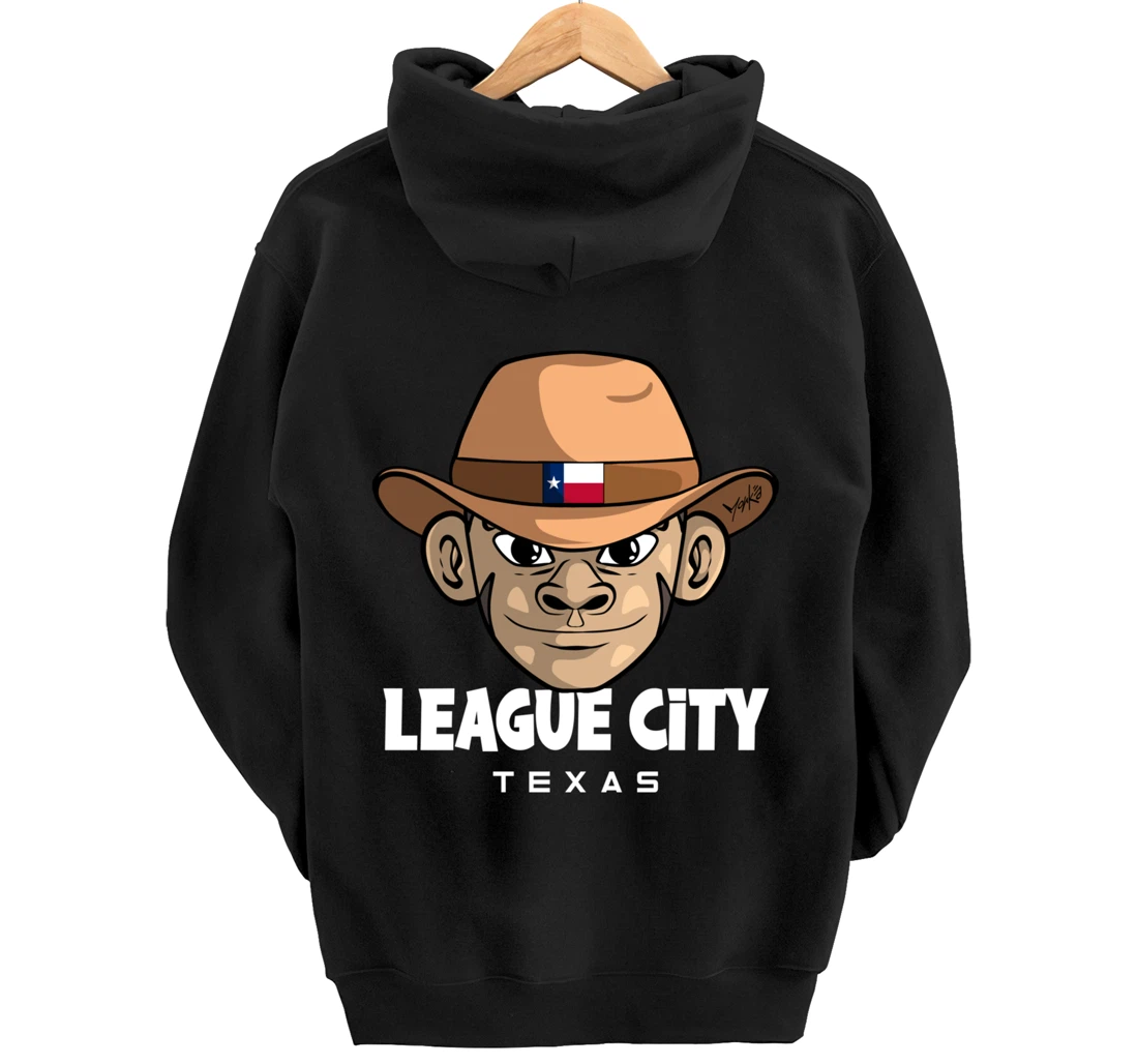 League City Texas Pullover Hoodie