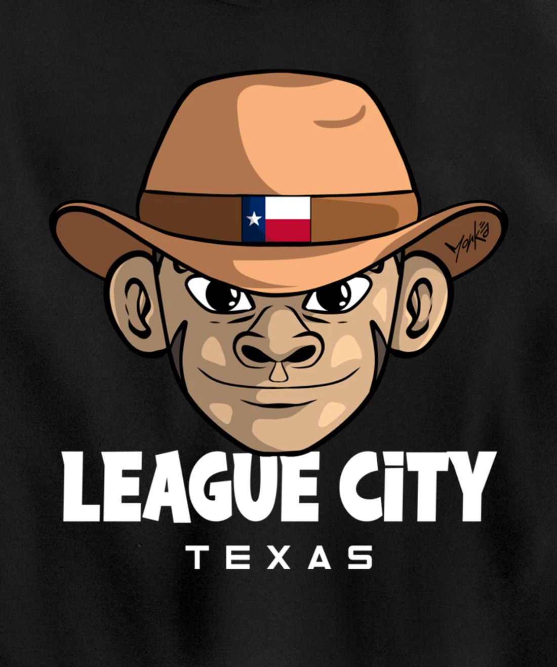League City Texas Pullover Hoodie
