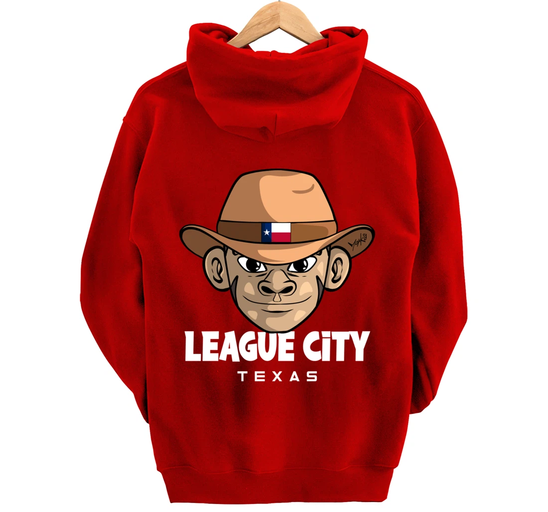 League City Texas Pullover Hoodie