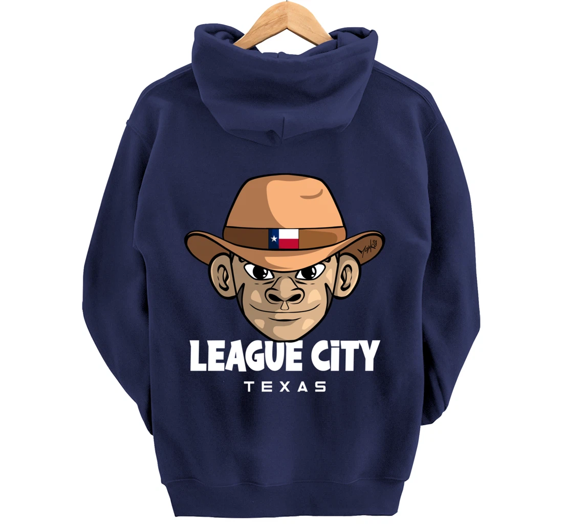 League City Texas Pullover Hoodie