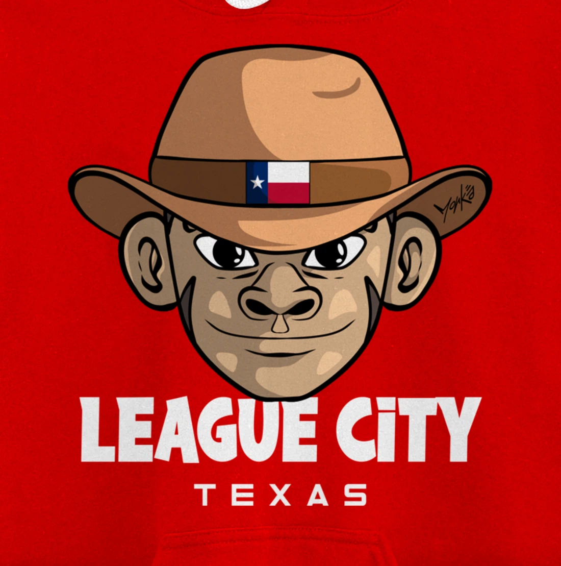 League City Texas Pullover Hoodie
