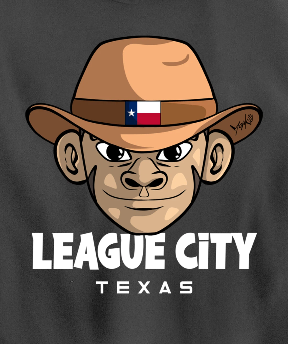 League City Texas Pullover Hoodie