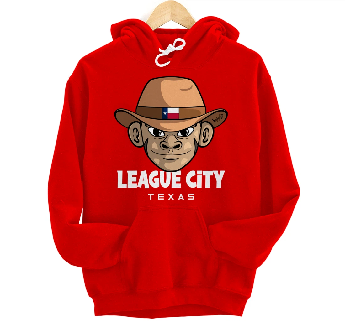 League City Texas Pullover Hoodie