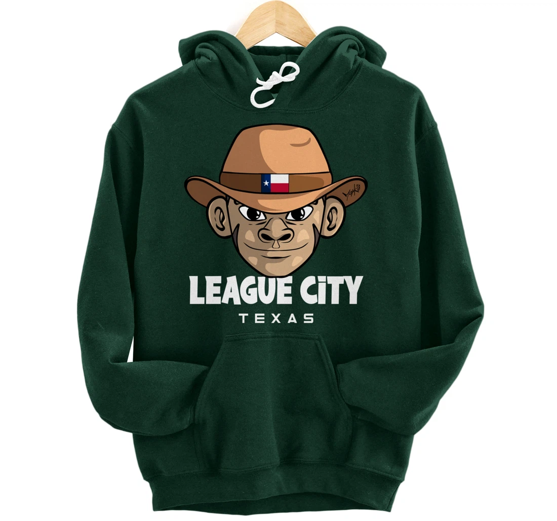 League City Texas Pullover Hoodie