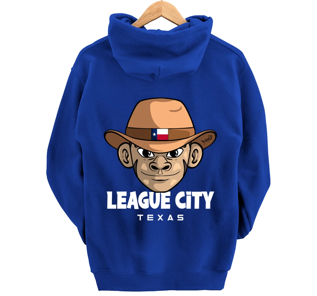 League City Texas Pullover Hoodie
