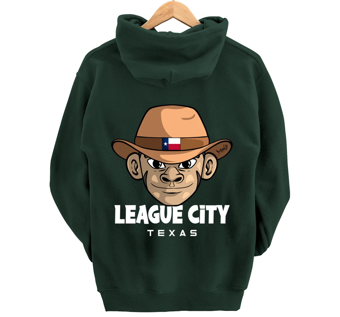 League City Texas Pullover Hoodie