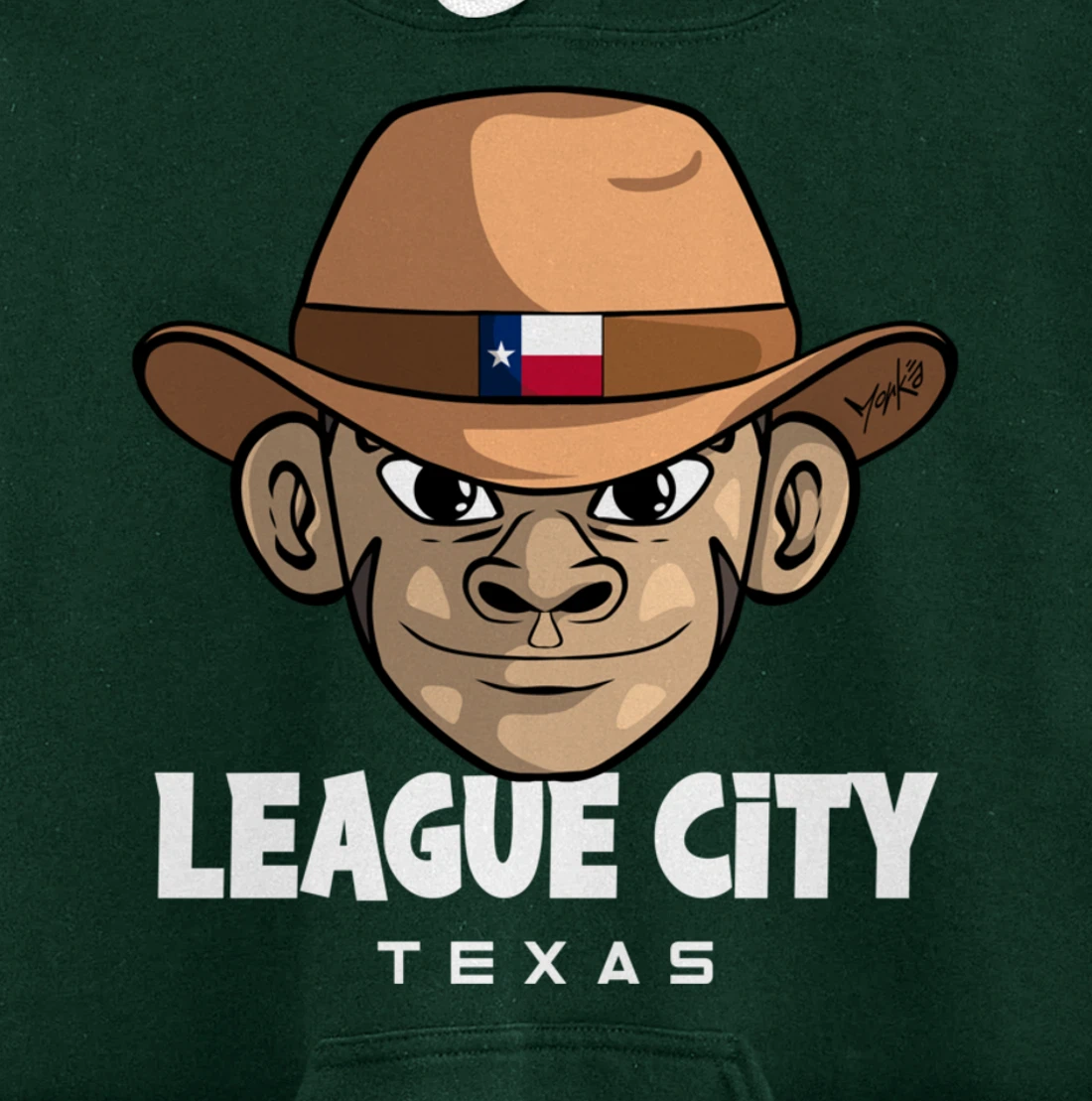 League City Texas Pullover Hoodie