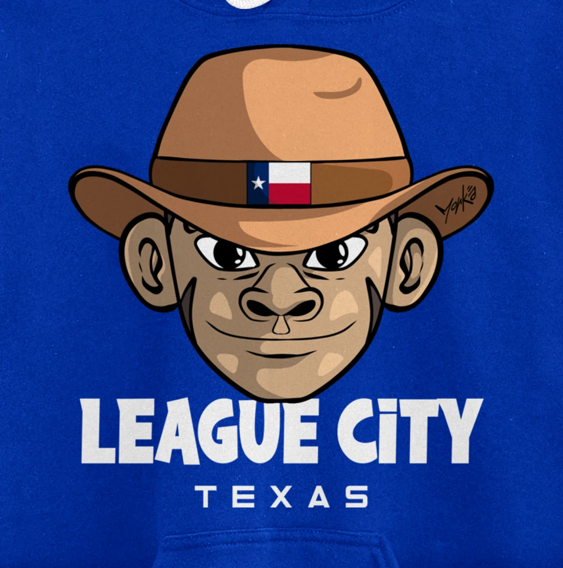 League City Texas Pullover Hoodie