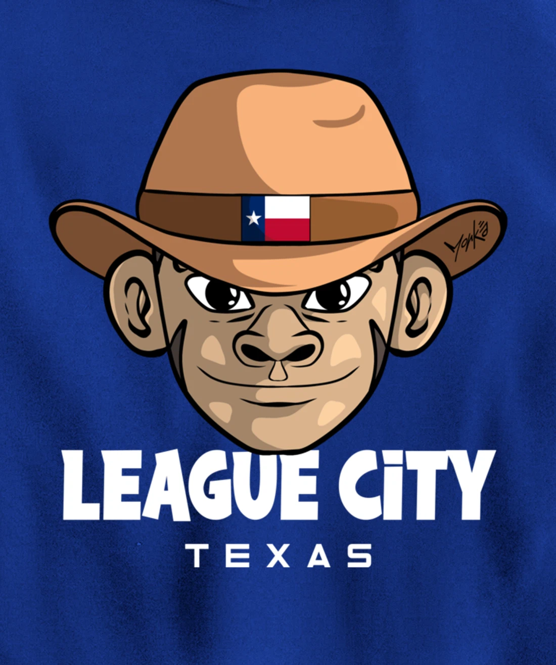 League City Texas Pullover Hoodie