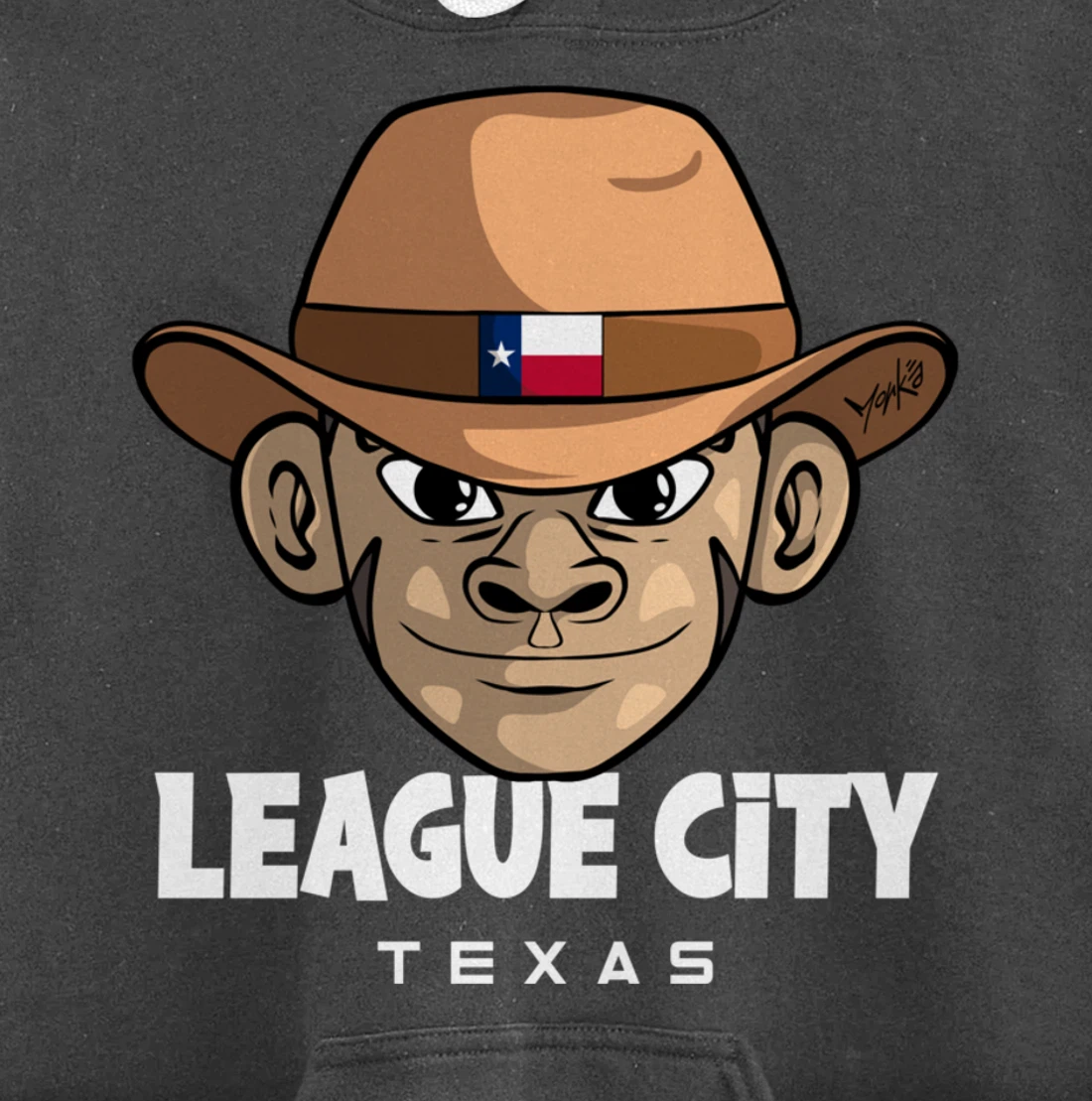 League City Texas Pullover Hoodie