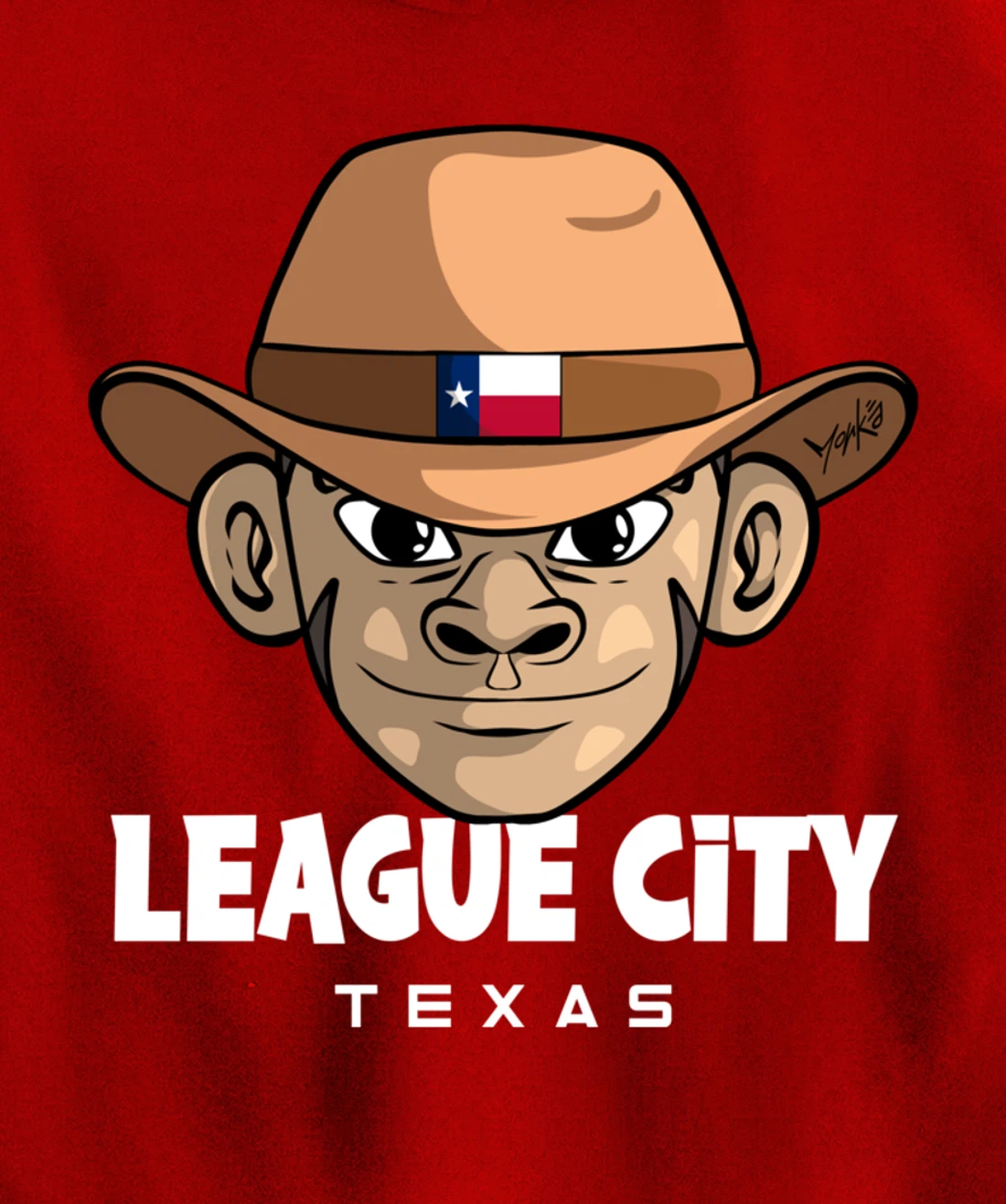 League City Texas Pullover Hoodie