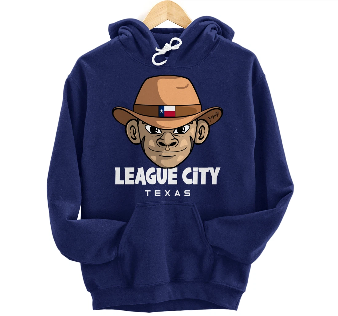 League City Texas Pullover Hoodie