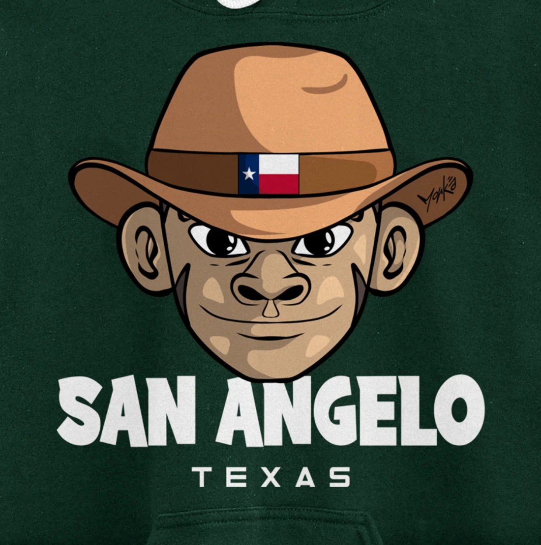 San Angelo Texas Pullover Hoodie