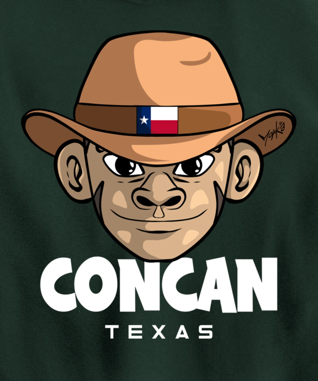 Concan Texas Pullover Hoodie