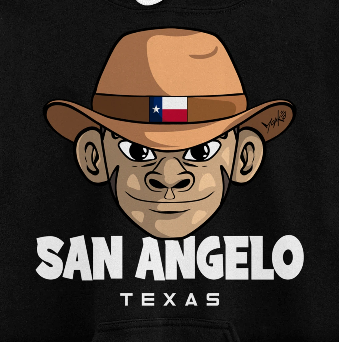 San Angelo Texas Pullover Hoodie