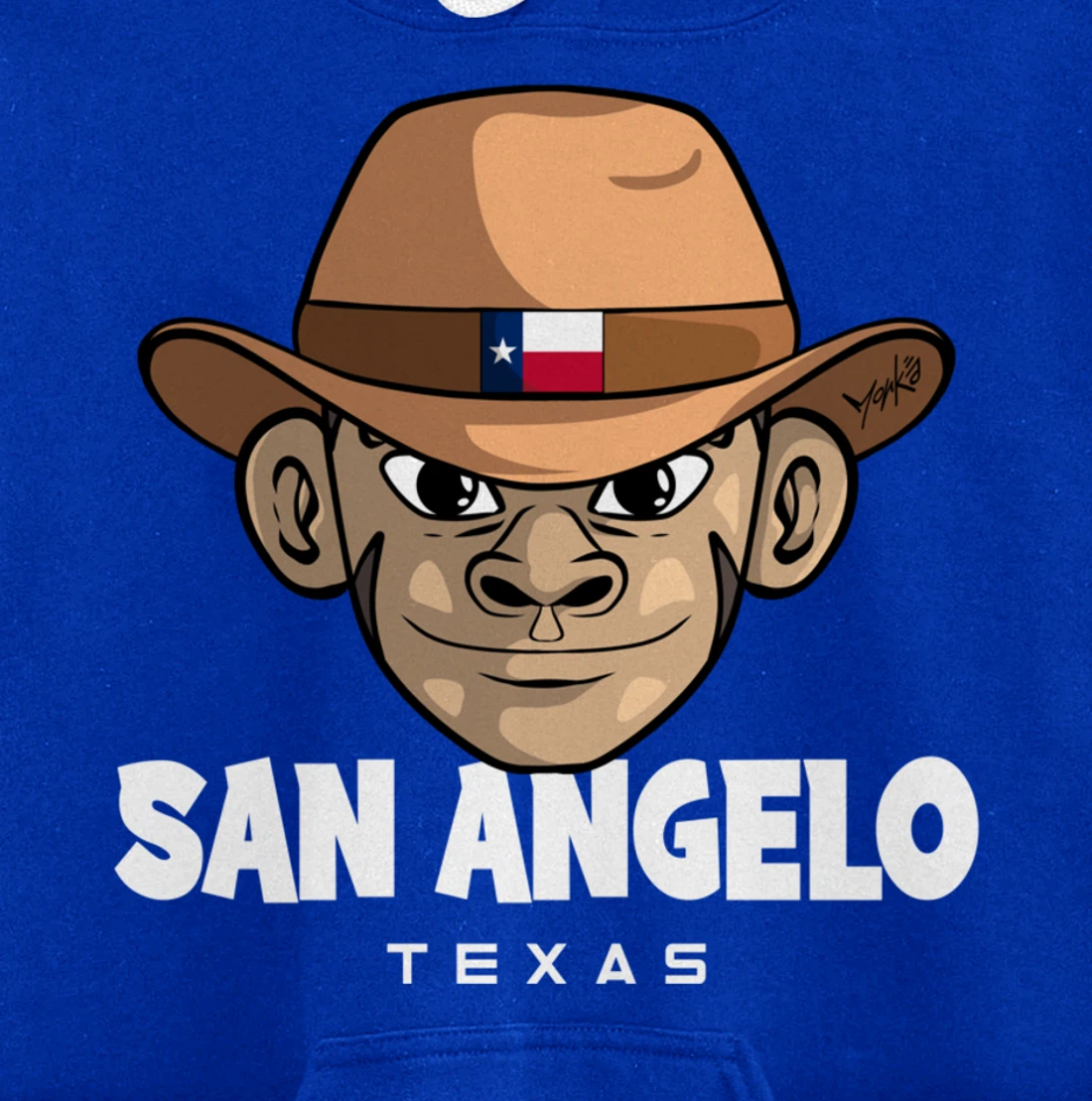 San Angelo Texas Pullover Hoodie