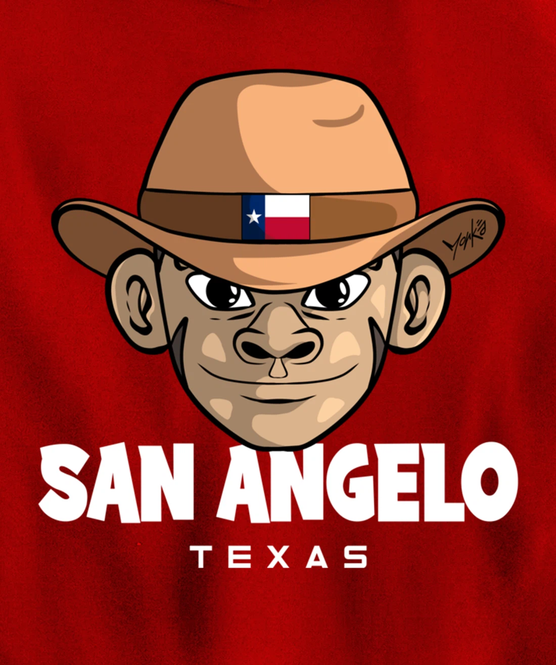 San Angelo Texas Pullover Hoodie