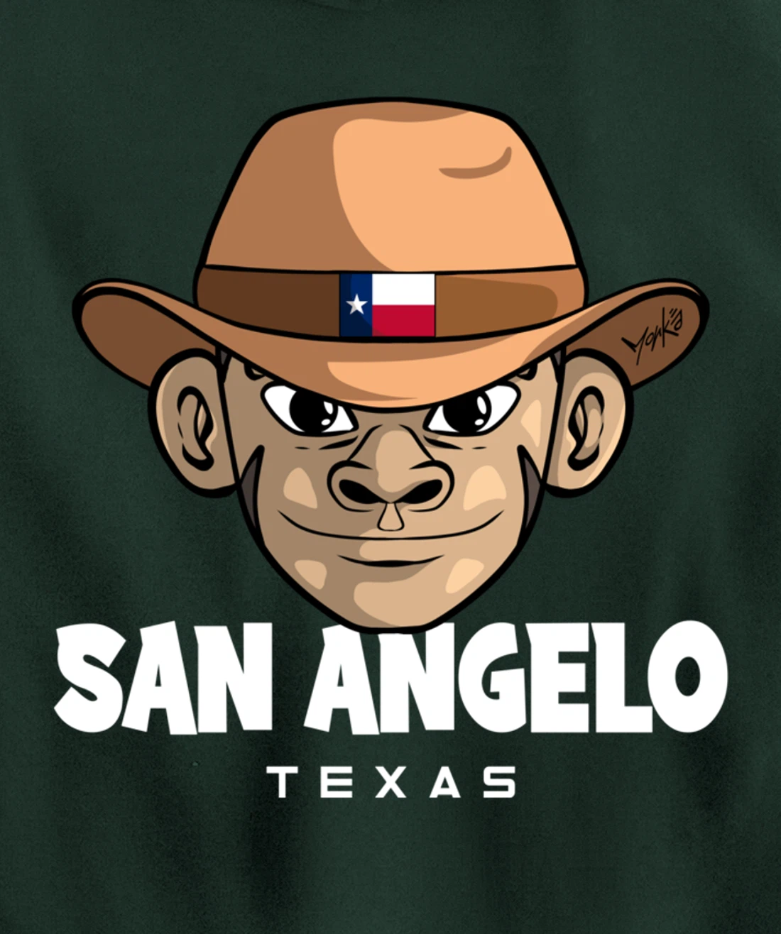 San Angelo Texas Pullover Hoodie