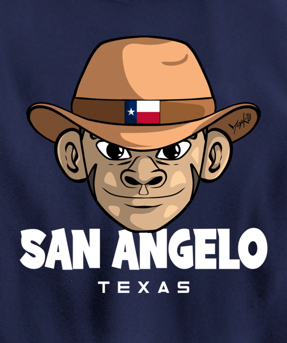 San Angelo Texas Pullover Hoodie