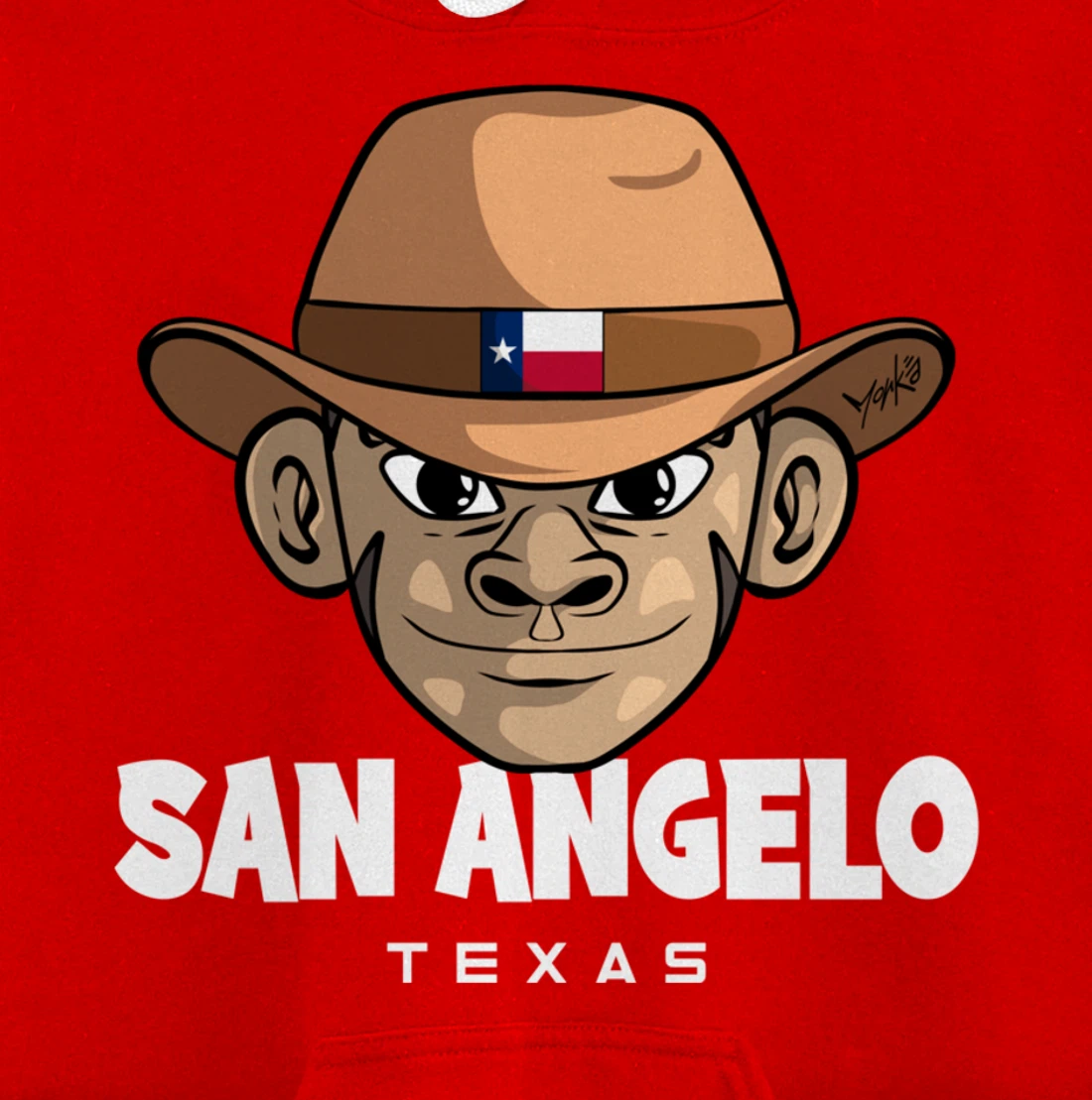 San Angelo Texas Pullover Hoodie