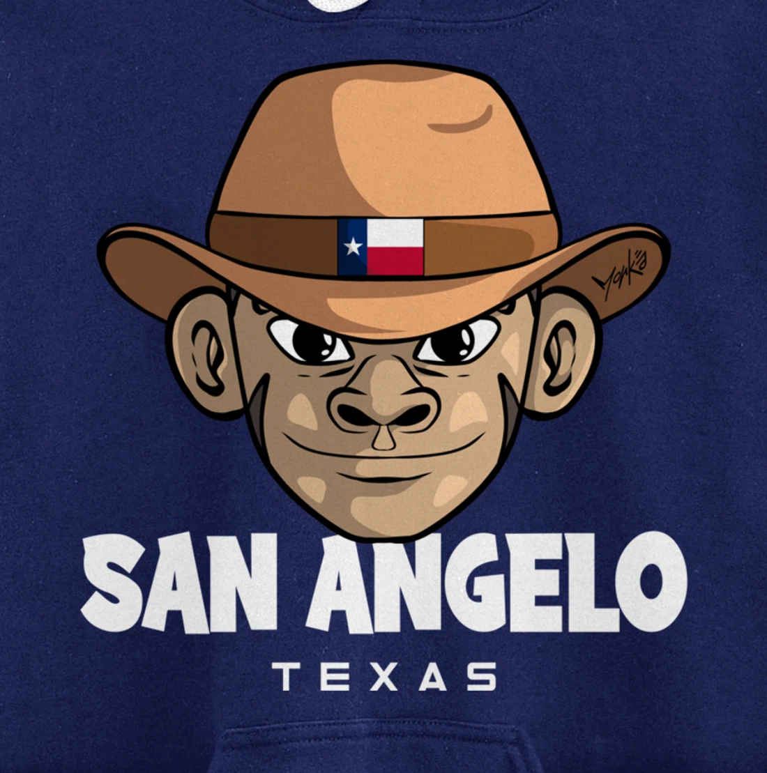 San Angelo Texas Pullover Hoodie