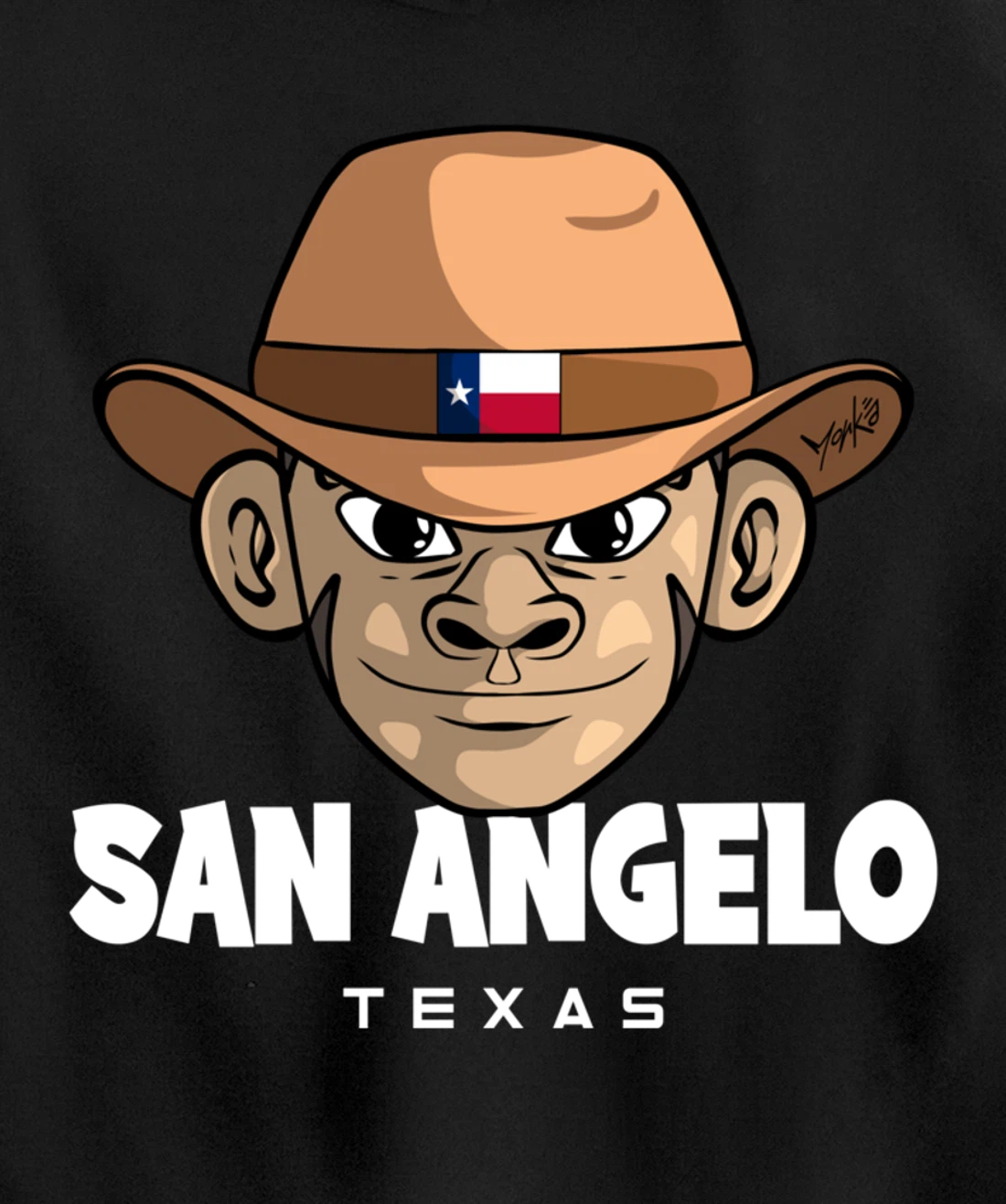 San Angelo Texas Pullover Hoodie