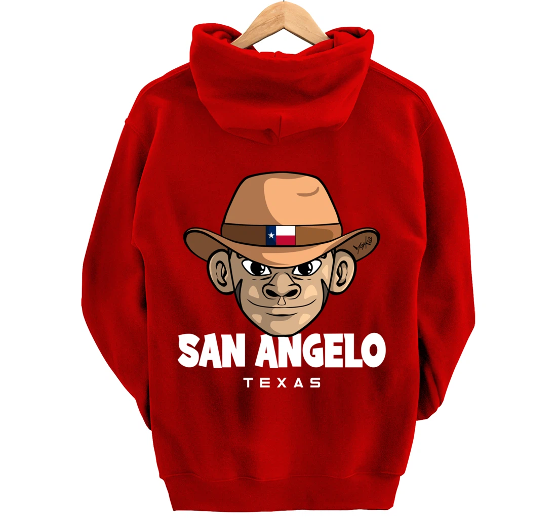 San Angelo Texas Pullover Hoodie