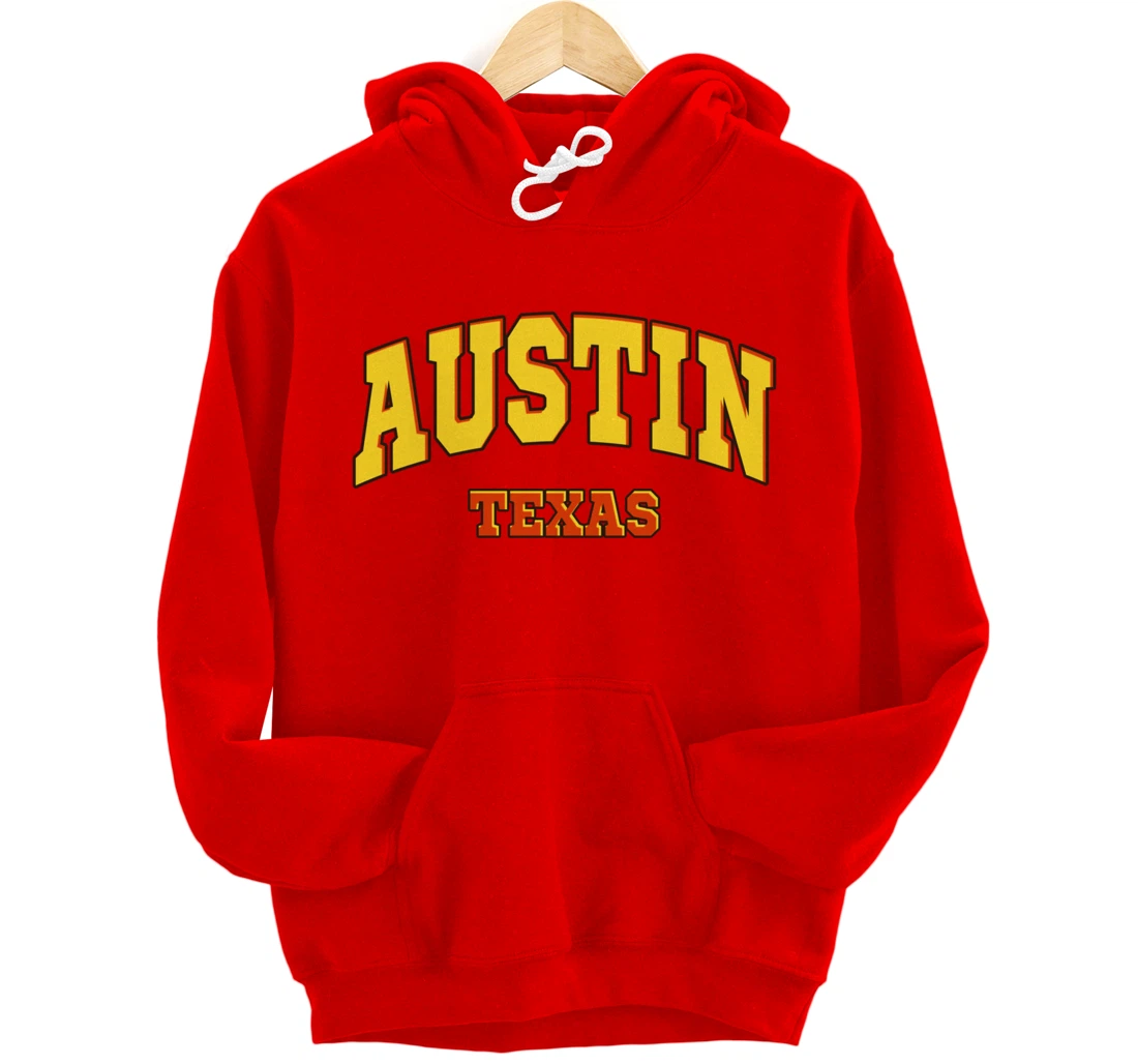 Austin - State of Texas - Aesthetic Design - City of Austin Pullover Hoodie