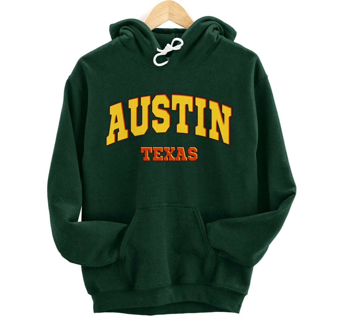 Austin - State of Texas - Aesthetic Design - City of Austin Pullover Hoodie