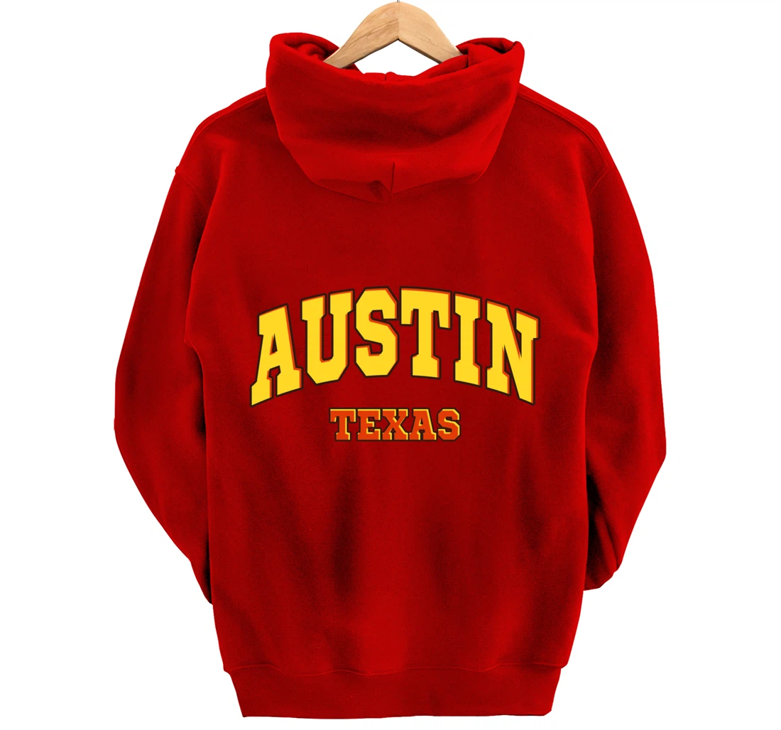 Austin - State of Texas - Aesthetic Design - City of Austin Pullover Hoodie