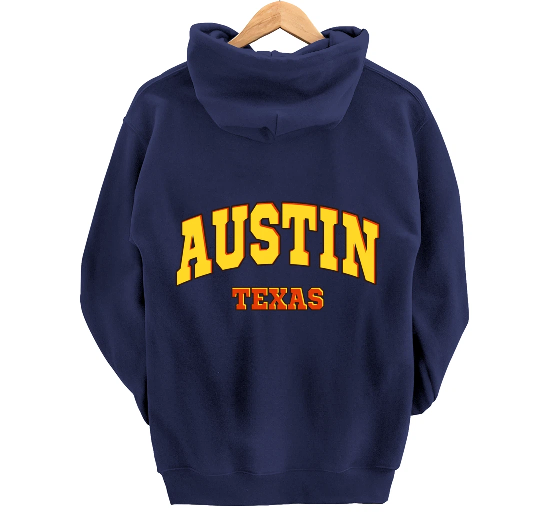 Austin - State of Texas - Aesthetic Design - City of Austin Pullover Hoodie