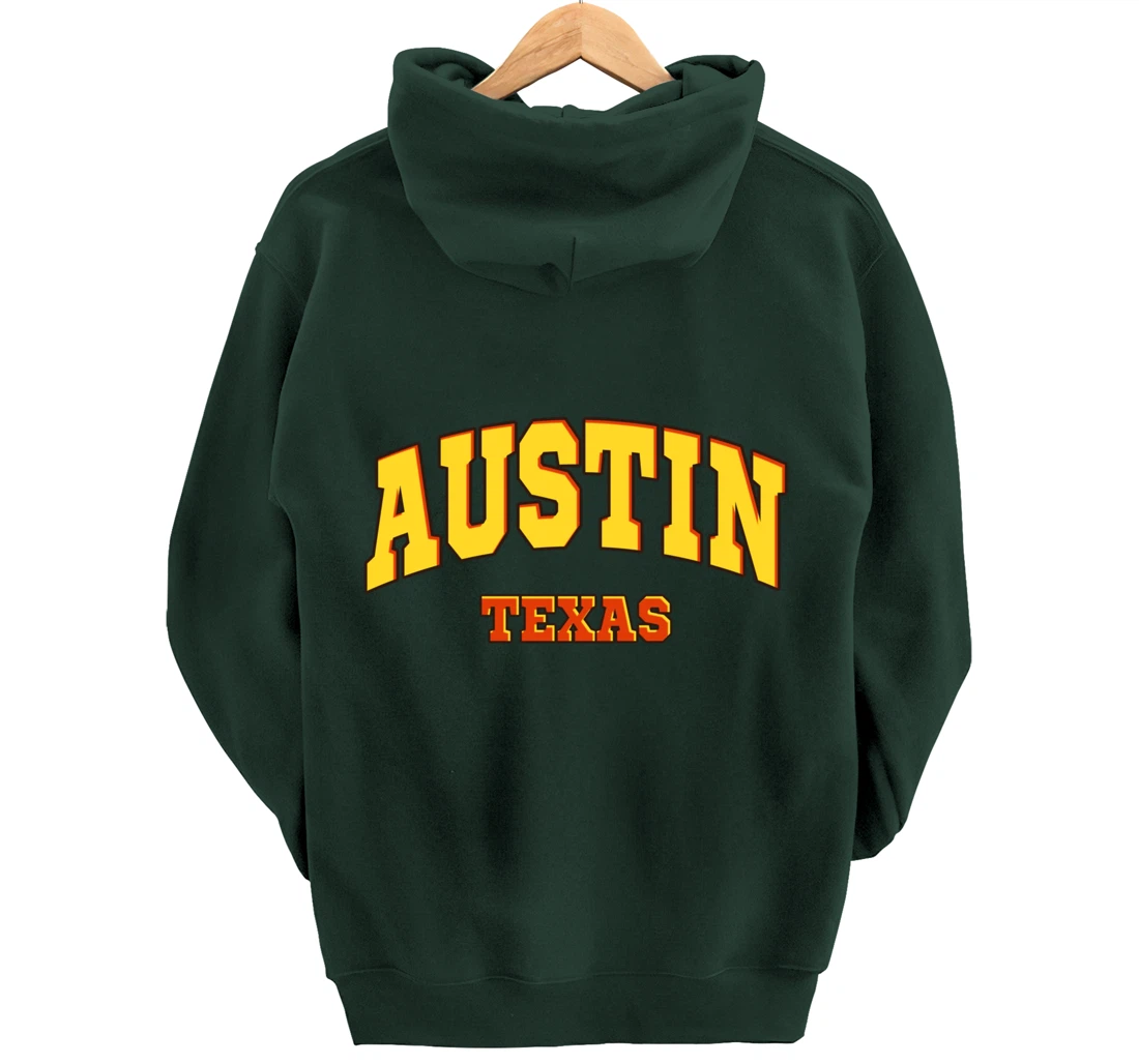 Austin - State of Texas - Aesthetic Design - City of Austin Pullover Hoodie