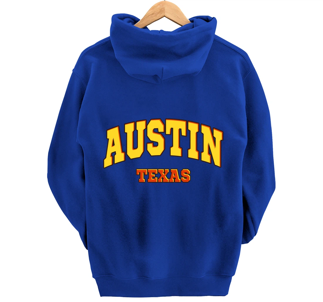 Austin - State of Texas - Aesthetic Design - City of Austin Pullover Hoodie