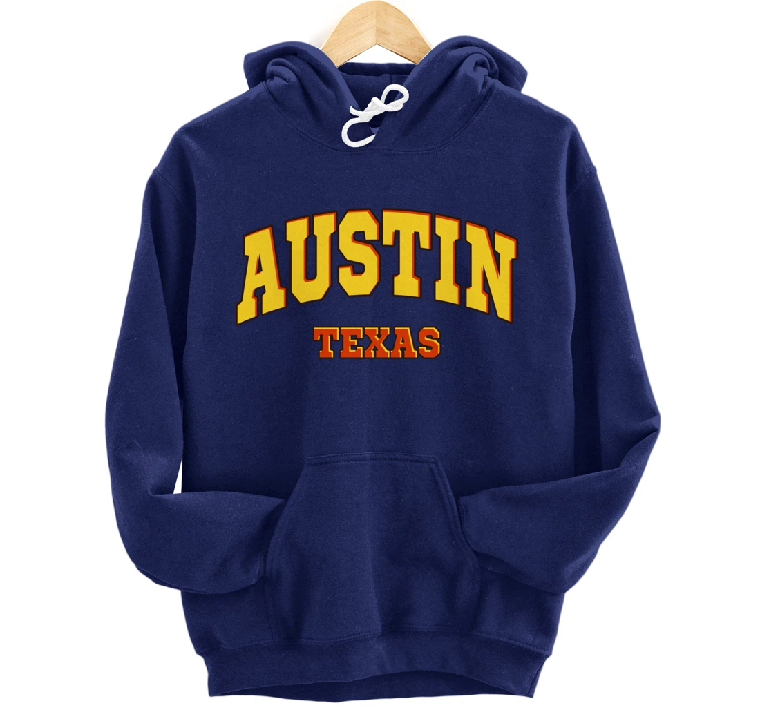 Austin - State of Texas - Aesthetic Design - City of Austin Pullover Hoodie