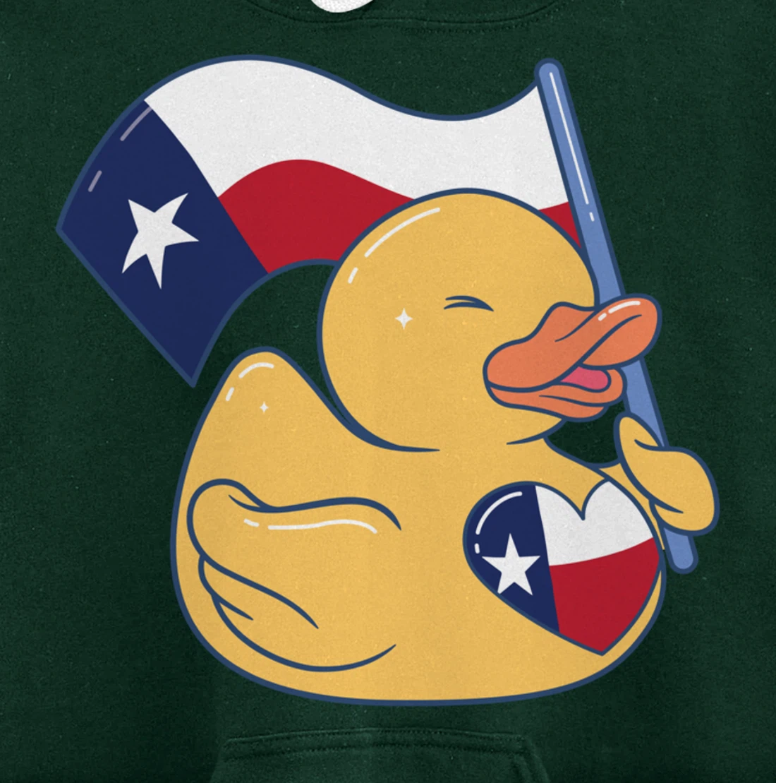 Easily Distracted By Ducks Texas Flag Bird Dallas Austin Tx Pullover Hoodie