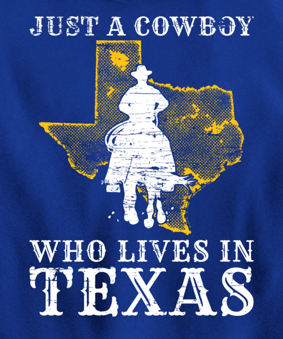 US State Patriotic Texan Cowboy Men Boys Patriotic Texas Pullover Hoodie