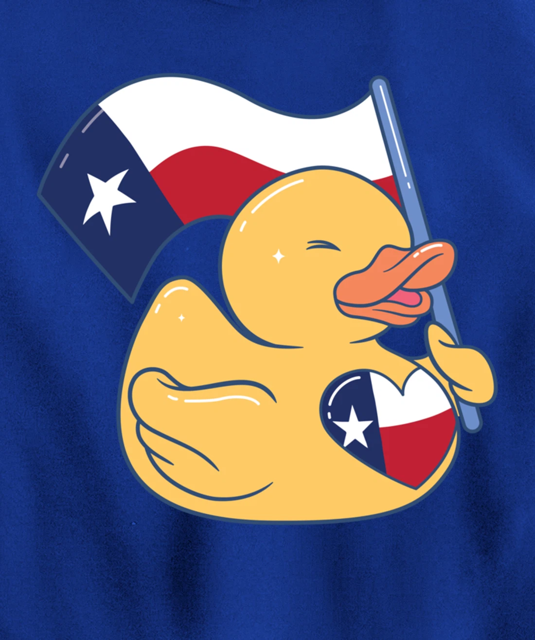 Easily Distracted By Ducks Texas Flag Bird Dallas Austin Tx Pullover Hoodie