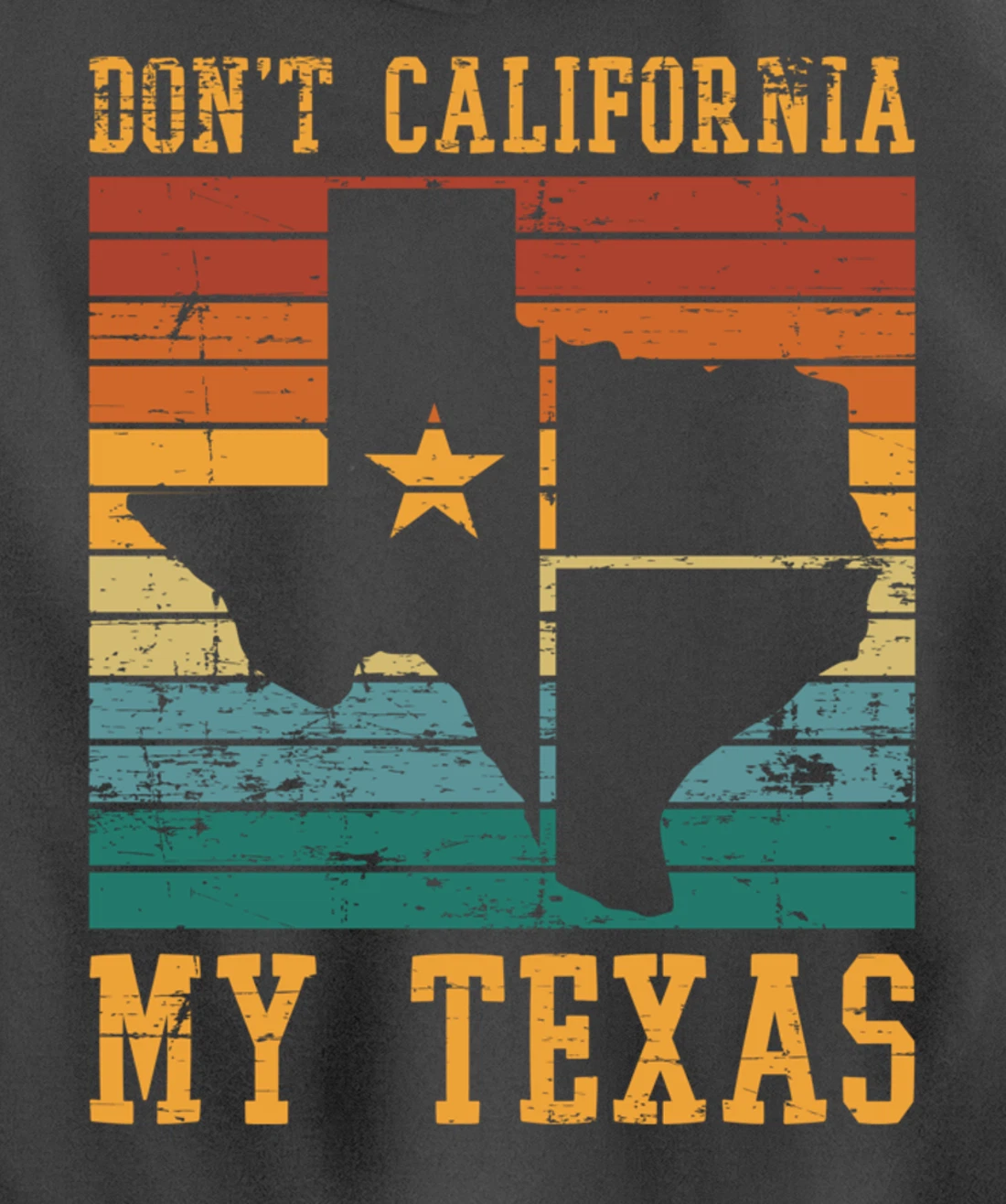 Retro United States Funny Texan Pride Proud Cowboy Texas Pullover Hoodie