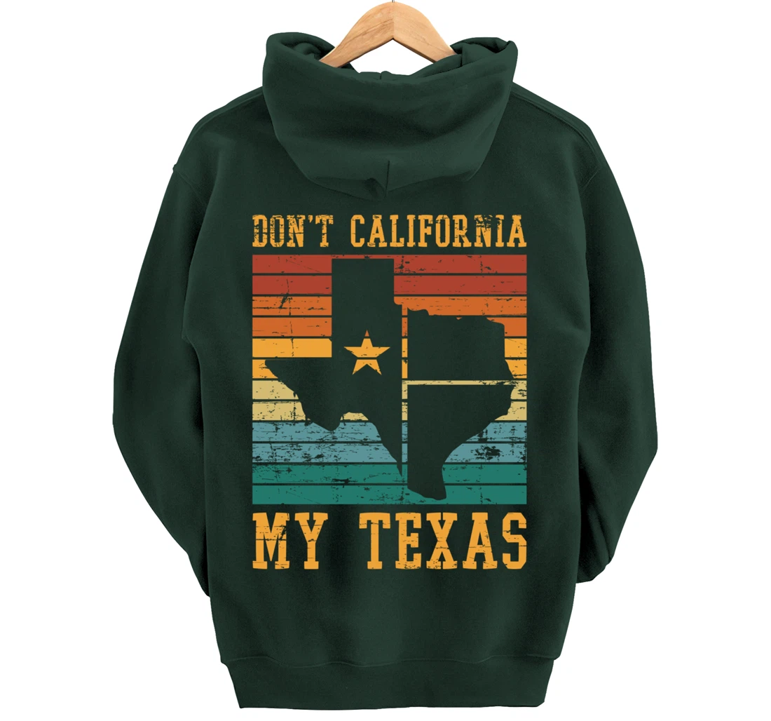 Retro United States Funny Texan Pride Proud Cowboy Texas Pullover Hoodie