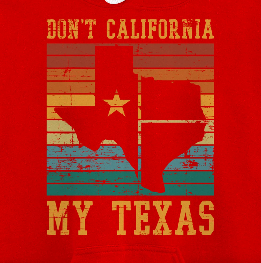 Retro United States Funny Texan Pride Proud Cowboy Texas Pullover Hoodie