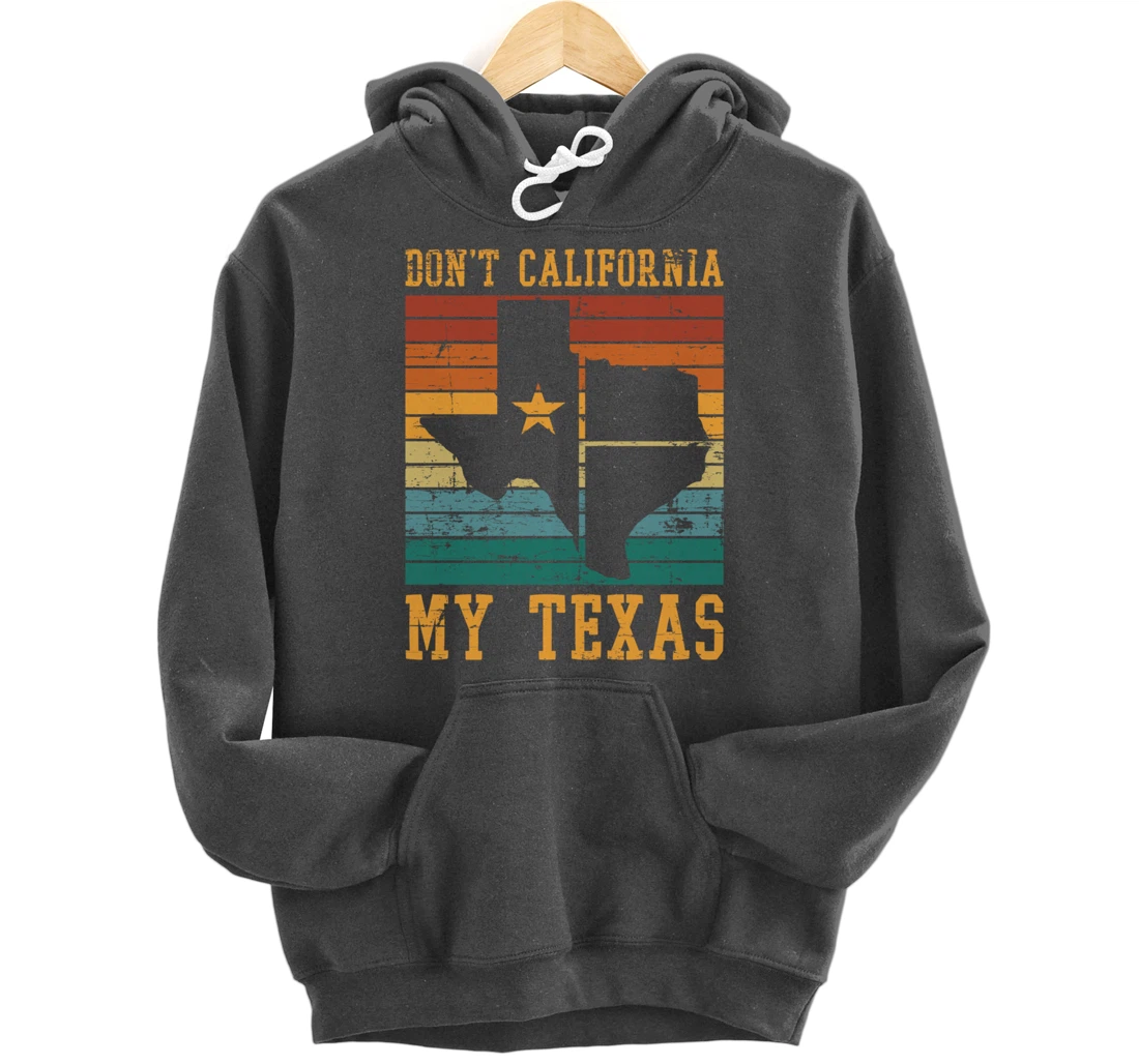 Retro United States Funny Texan Pride Proud Cowboy Texas Pullover Hoodie