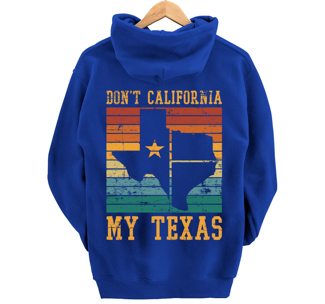 Retro United States Funny Texan Pride Proud Cowboy Texas Pullover Hoodie