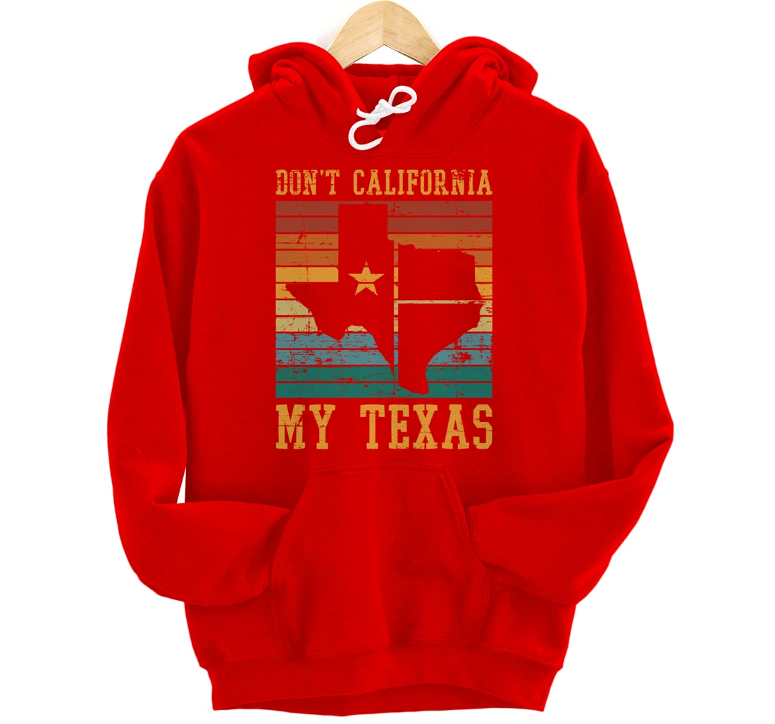 Retro United States Funny Texan Pride Proud Cowboy Texas Pullover Hoodie