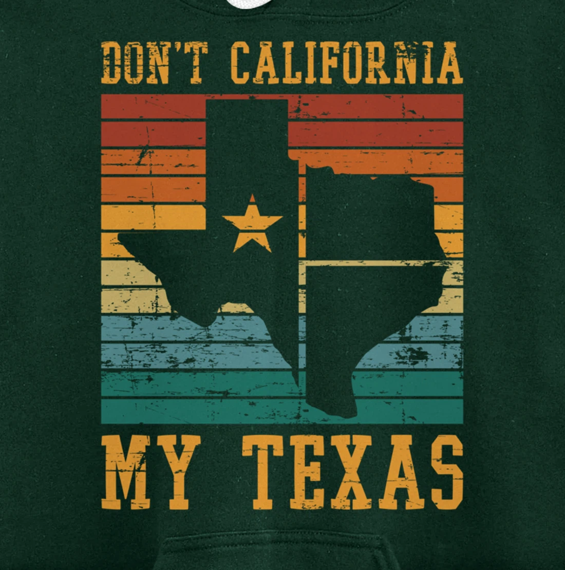 Retro United States Funny Texan Pride Proud Cowboy Texas Pullover Hoodie