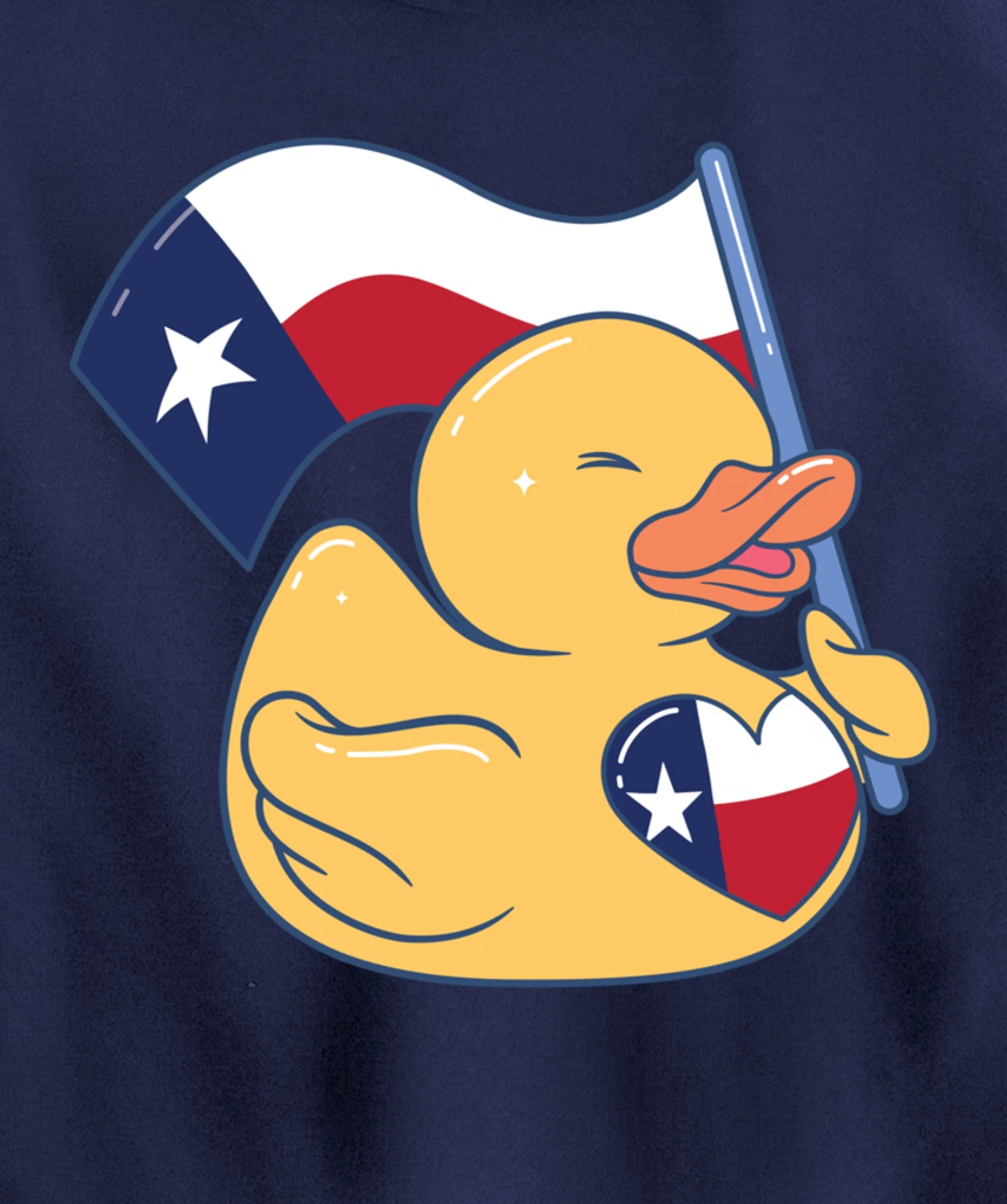 Easily Distracted By Ducks Texas Flag Bird Dallas Austin Tx Pullover Hoodie
