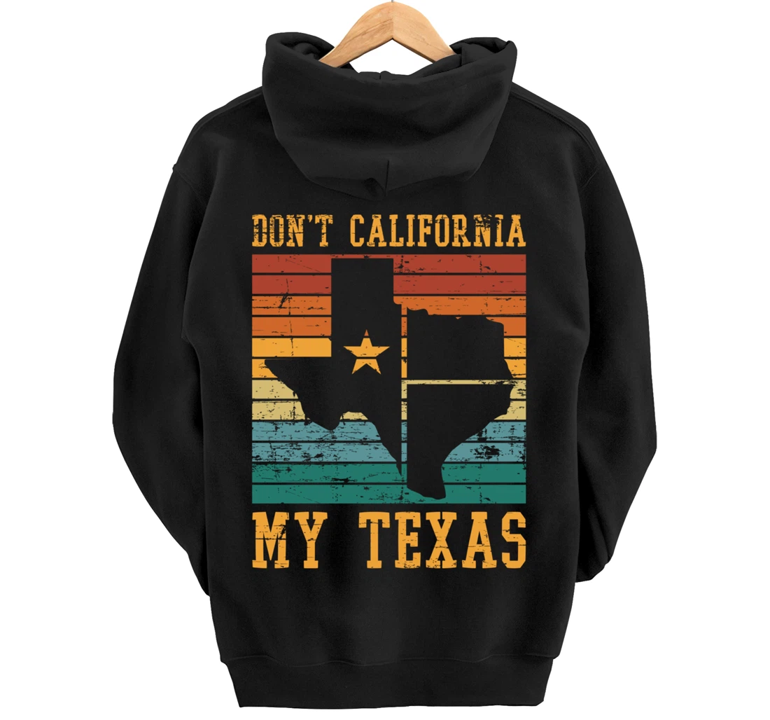 Retro United States Funny Texan Pride Proud Cowboy Texas Pullover Hoodie