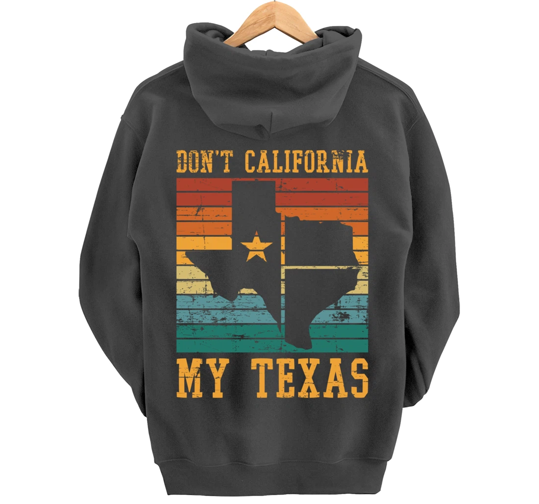 Retro United States Funny Texan Pride Proud Cowboy Texas Pullover Hoodie