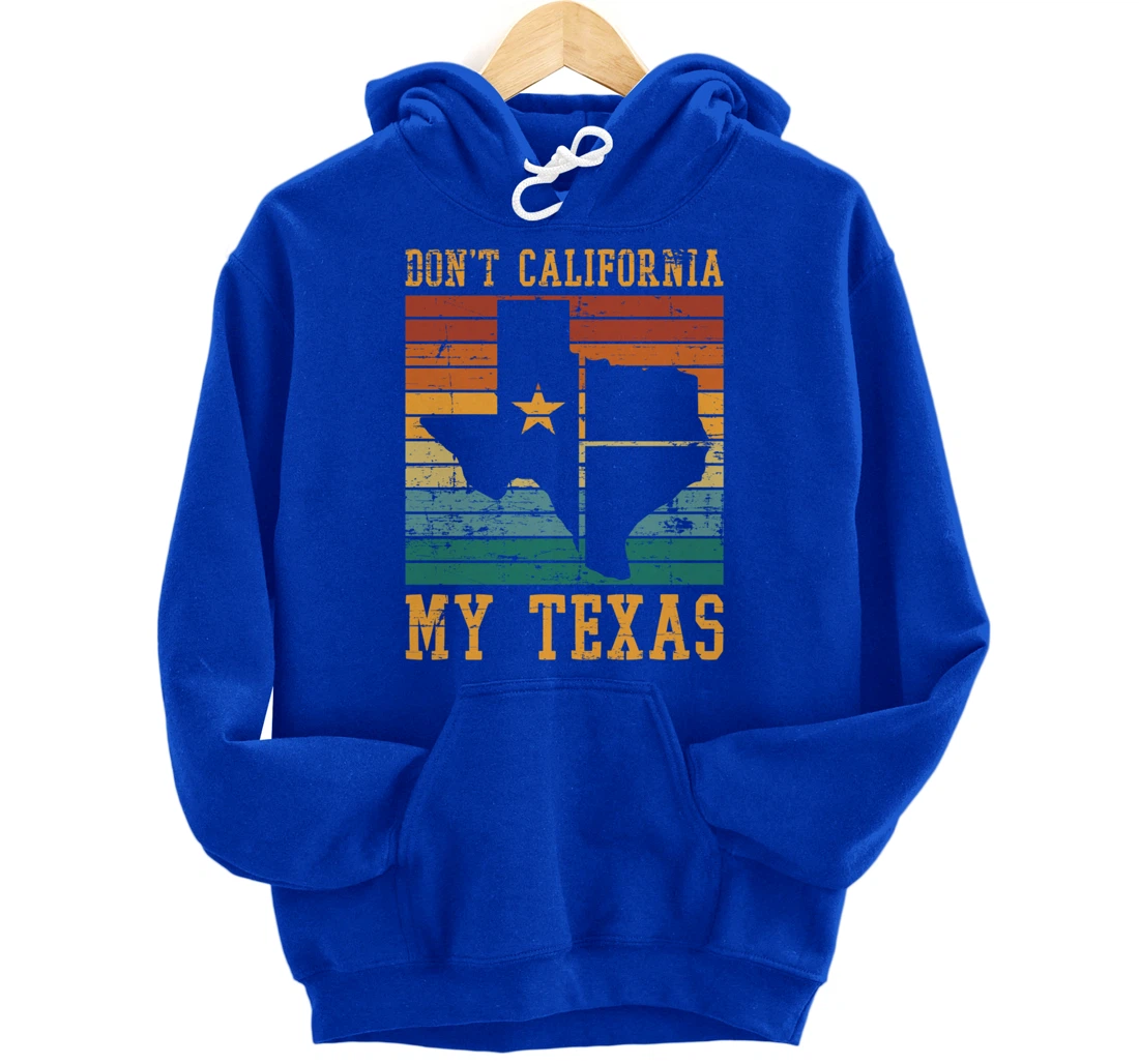 Retro United States Funny Texan Pride Proud Cowboy Texas Pullover Hoodie