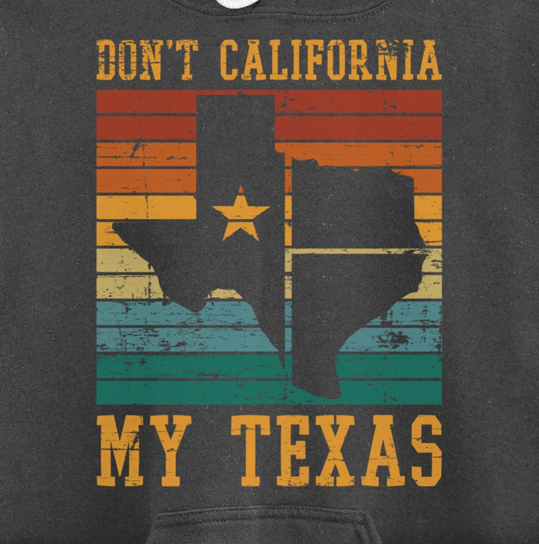 Retro United States Funny Texan Pride Proud Cowboy Texas Pullover Hoodie