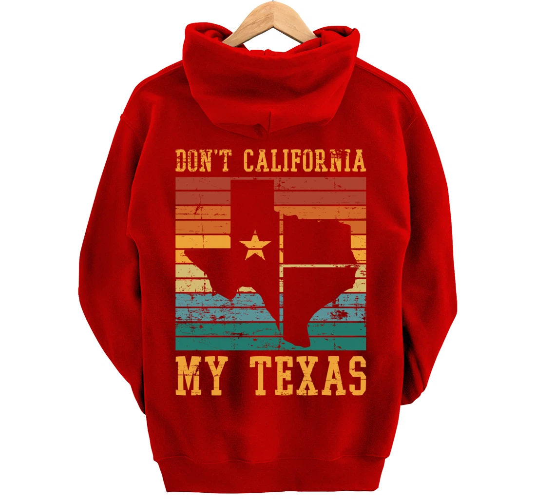 Retro United States Funny Texan Pride Proud Cowboy Texas Pullover Hoodie